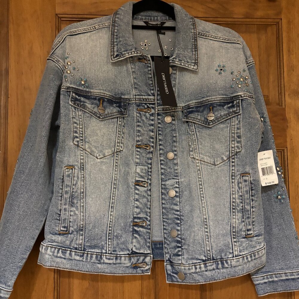 Driftwood Jeans Westwood Embellished Denim Jacket NWT